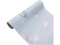 Papel de Parede Infantil Azul Balões Vinílico - 1
