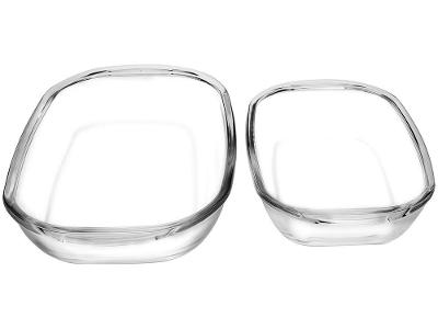 Conjunto de Assadeiras Nadir Sempre Retangular Vidro 2 Peças
