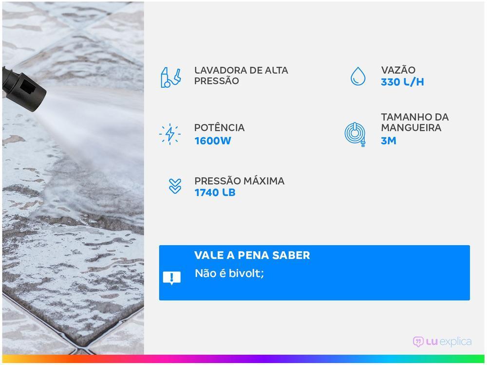 Lavadora de Alta Pressão Lavor Fast 120 - 2