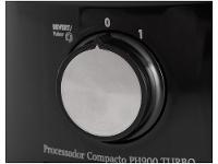 Mini Processador de Alimentos Philco 300W Preto PH900 Turbo 3 em 1 - 20
