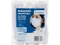 Máscara Lavável / Reutilizável Dupla Camada Branca - 6