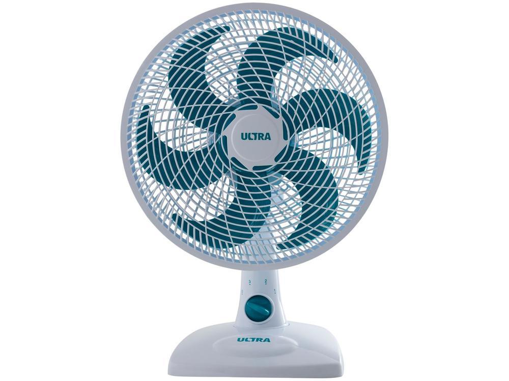 Ventilador 2 em 1 Ultra V-30B-6P 30cm 6 Pás 3 Velocidades Branco e Azul - 1