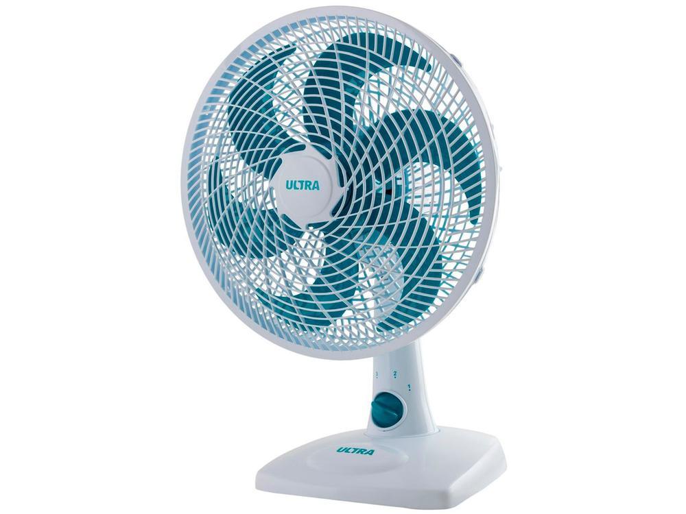 Ventilador 2 em 1 Ultra V-30B-6P 30cm 6 Pás 3 Velocidades Branco e Azul - 4