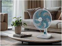 Ventilador 2 em 1 Ultra V-30B-6P 30cm 6 Pás 3 Velocidades Branco e Azul - 3