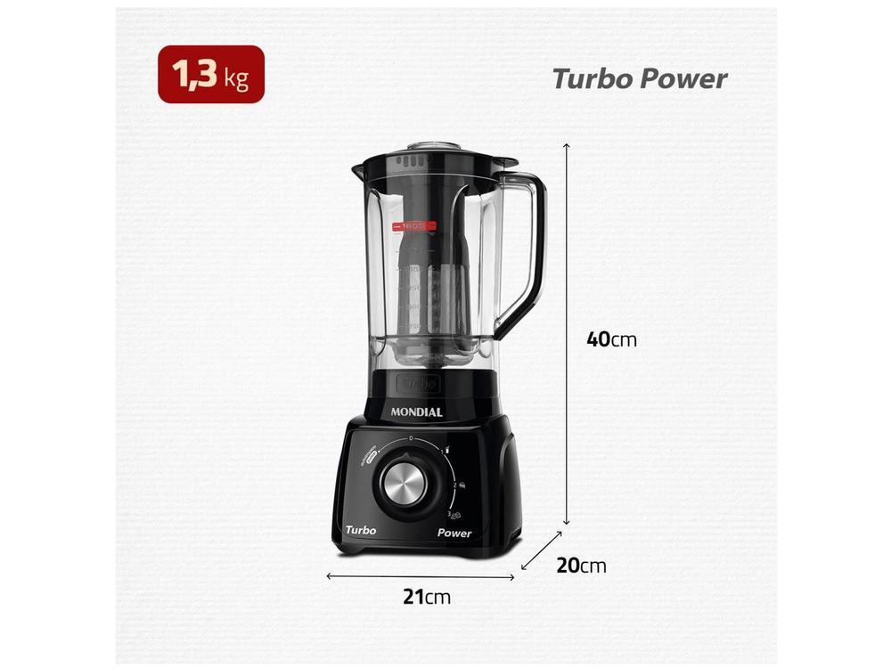 Liquidificador Mondial Turbo Power L-99 FB - 18
