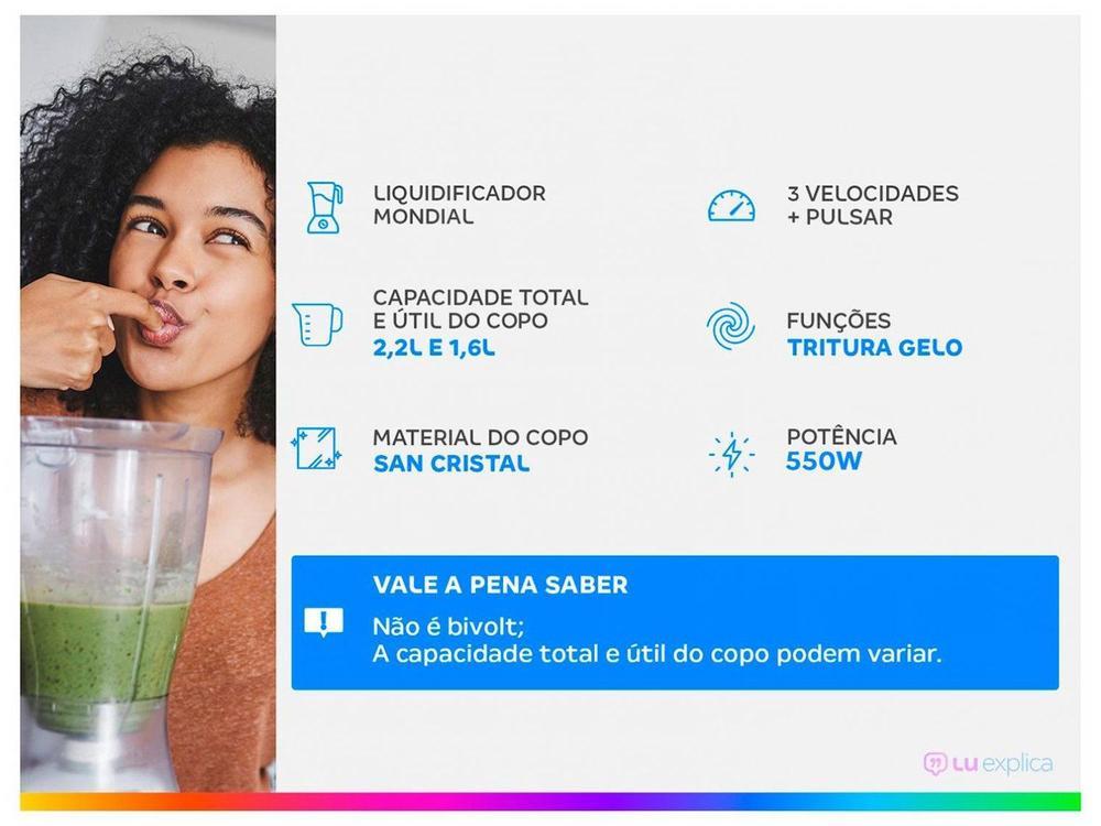 Liquidificador Mondial Turbo Power L-99 FB - 2