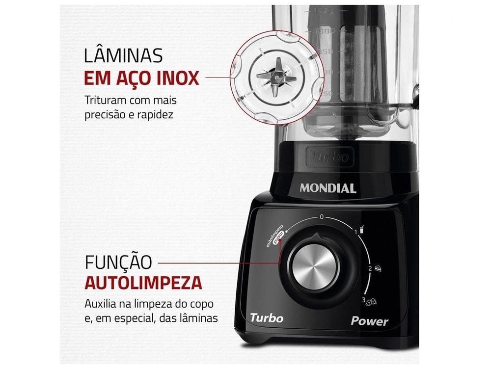 Liquidificador Mondial Turbo Power L-99 FB - 8