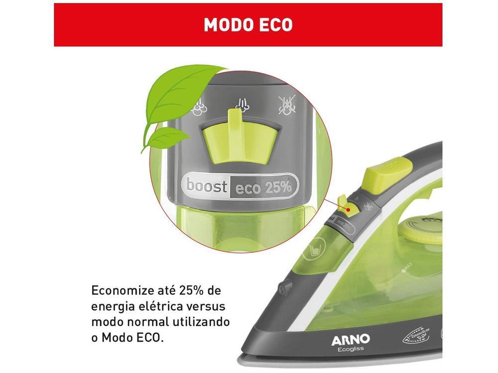 Ferro de Passar Roupa a Vapor e a Seco Arno Ecogliss FEC1 Verde - 4
