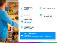 Geladeira Brastemp Frost Free Duplex 375L Inox com - 2