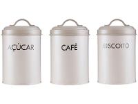 Jogo de Potes Haus Concept com Tampa Redondo - 1