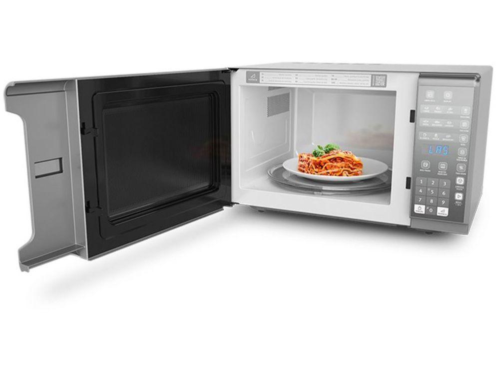 Micro-ondas Electrolux 31L Cinza Espelhado Função Tira Odor - 11