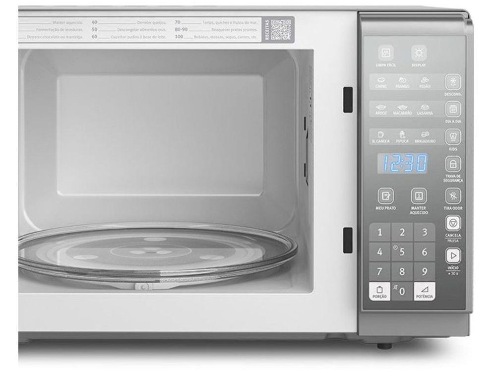 Micro-ondas Electrolux 31L Cinza Espelhado Função Tira Odor - 24