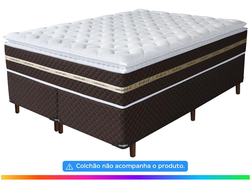 Base Cama Box Queen Size Umaflex Bipartido 42x158x198cm Prada - 3