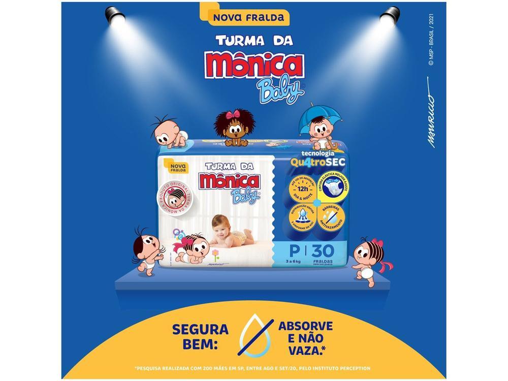 Fralda Turma da Mônica Baby Tam. P 3 a 5kg - 11