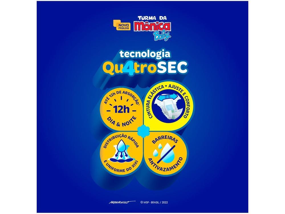 Fralda Turma da Mônica Baby Tam. P 3 a 5kg - 7