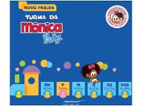 Fralda Turma da Mônica Baby Tam. P 3 a 5kg - 27