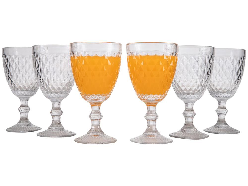 Jogo de Taças de Vidro 330ml 6 Peças Haus - 1