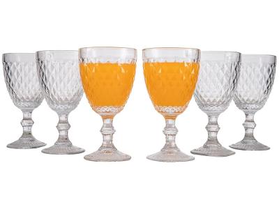 Jogo de Taças de Vidro 330ml 6 Peças Haus
