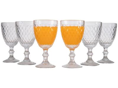 Jogo de Taças de Vidro 330ml 6 Peças Haus