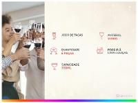 Jogo de Taças de Vidro 330ml 6 Peças Haus - 15