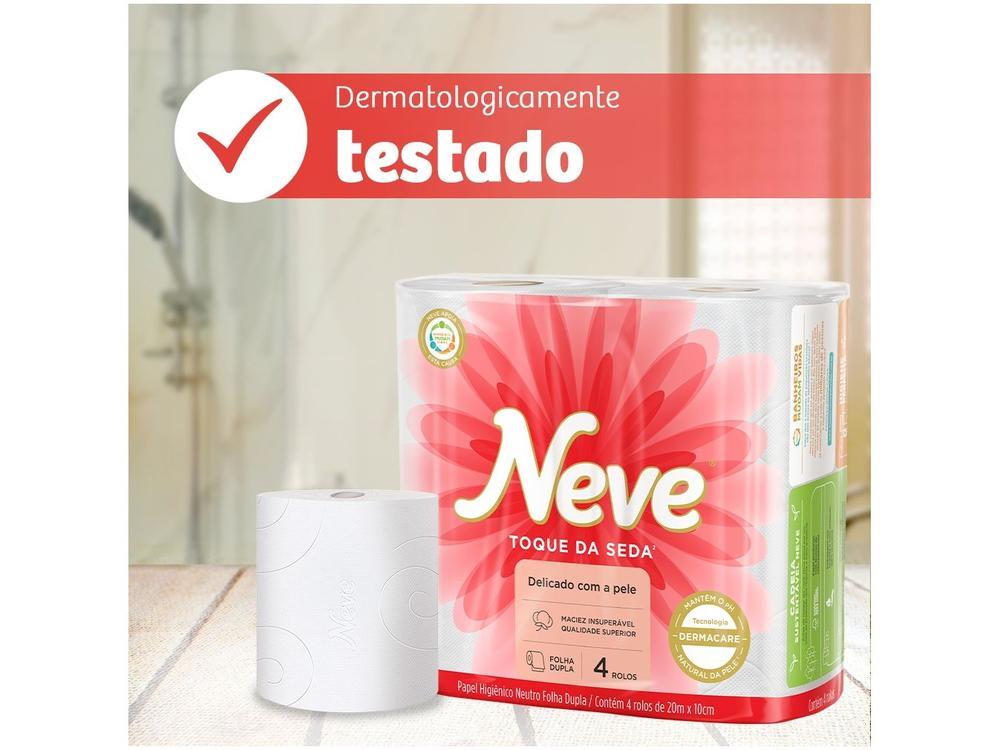 Papel Higiênico Folha Dupla Neve Toque de Seda - 7