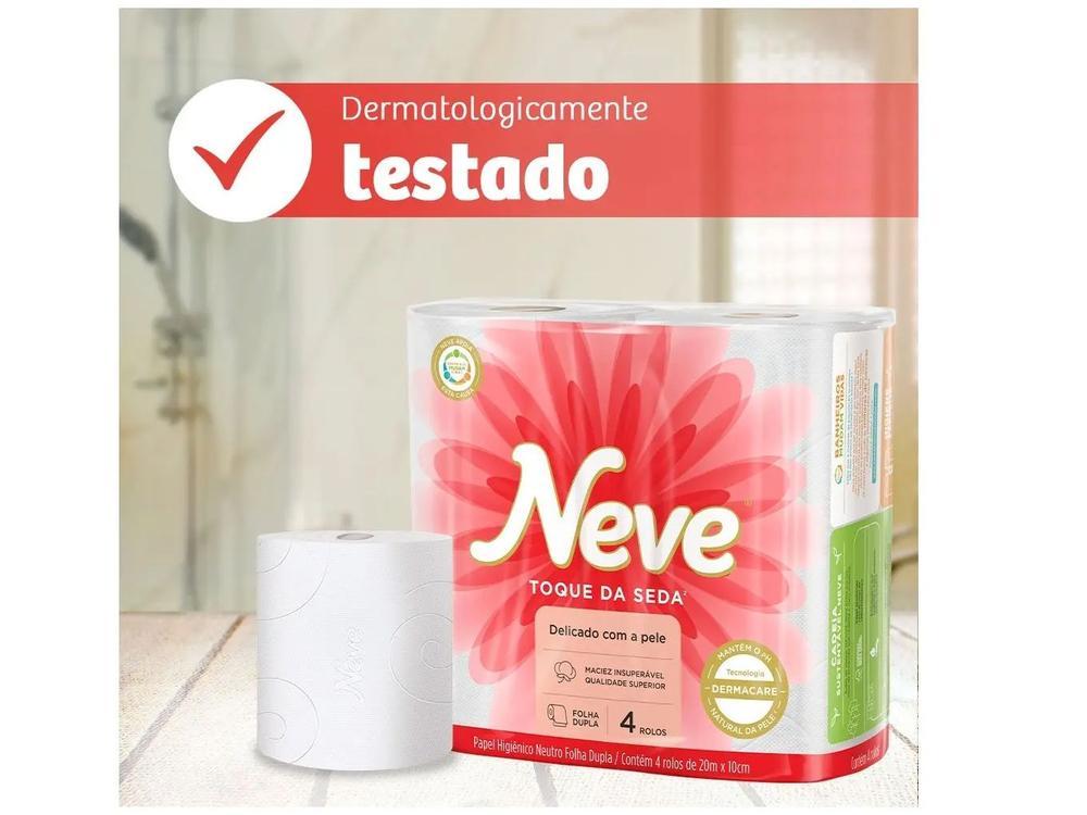 Papel Higiênico Folha Dupla Neve Toque de Seda - 3
