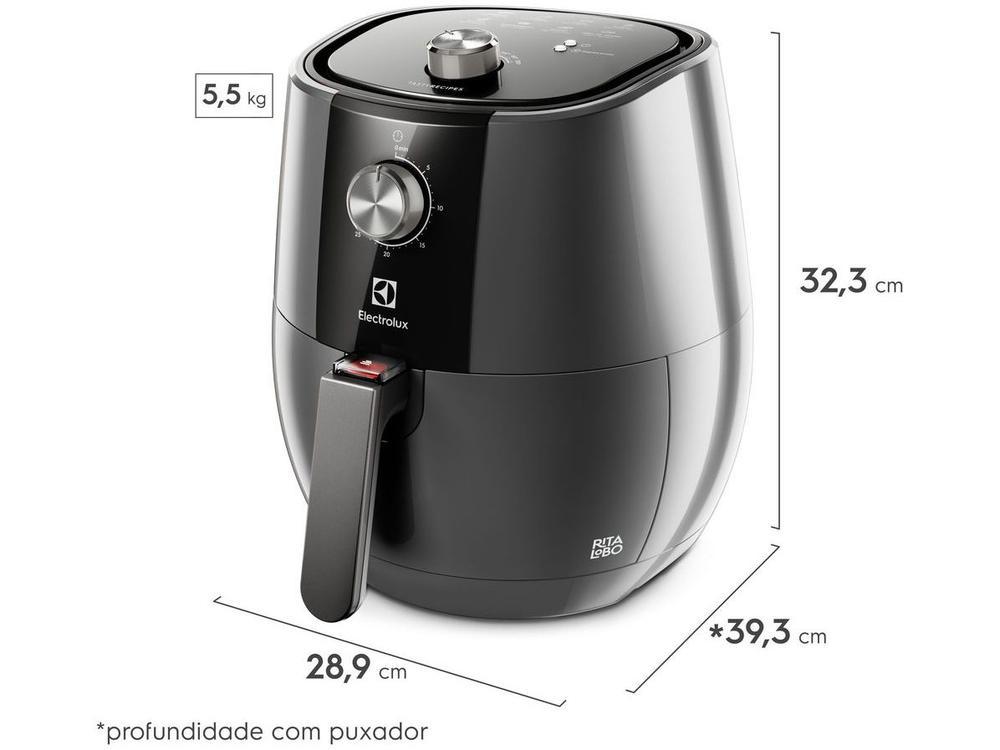 Air Fryer Electrolux Efficient por Rita Lobo EAF30 Grafite 4L com Timer - 18