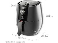 Air Fryer Electrolux Efficient por Rita Lobo EAF30 Grafite 4L com Timer - 18