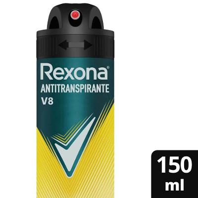 Desodorante Antitranspirante Aerossol Rexona Motion Sense V8 Masculino 72 Horas 150ml