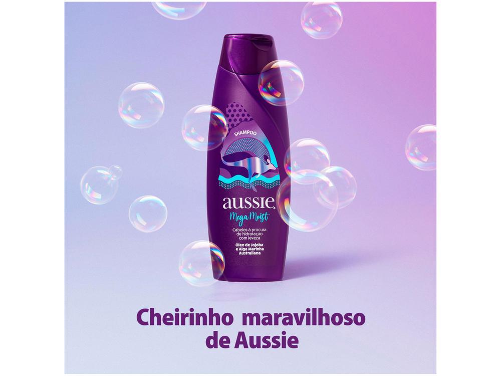Shampoo Aussie Mega Moist Hidratação 360ml - 3