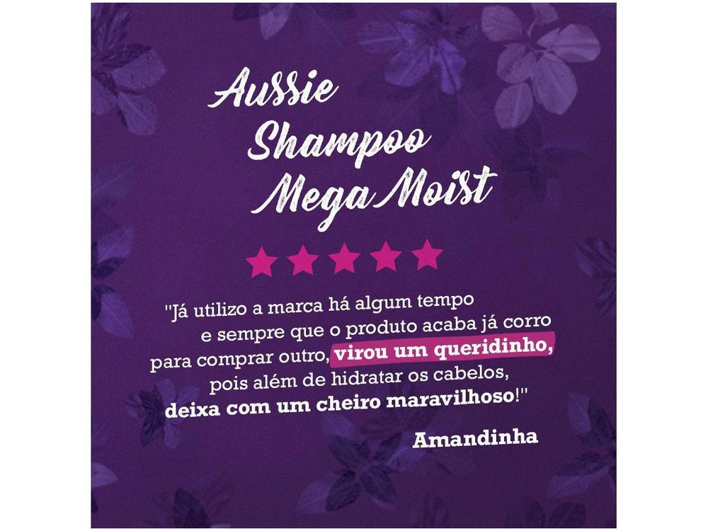 Shampoo Aussie Mega Moist Super Hidratação 360ml - 5