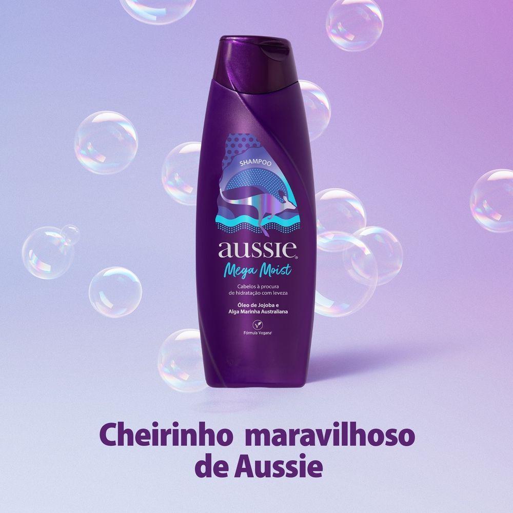 Shampoo Aussie Mega Moist Super Hidratação 360ml - 3