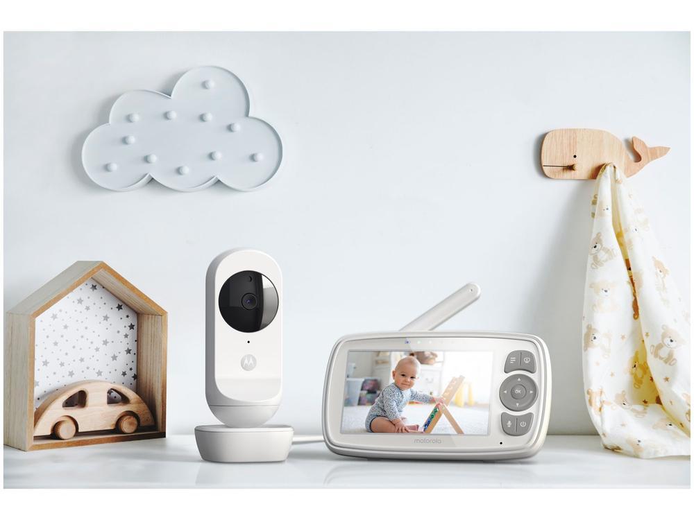 Babá Eletrônica Motorola EASE34 Tela 4,3” Canções de Ninar e Sons da natureza - 4
