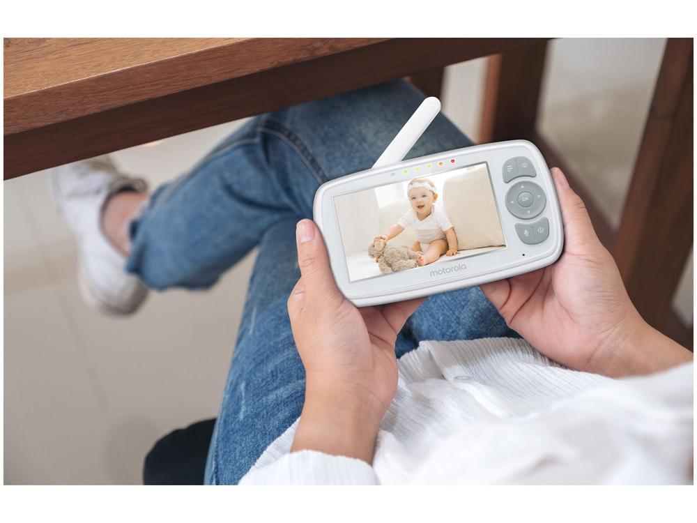 Babá Eletrônica Motorola EASE34 Tela 4,3” Canções de Ninar e Sons da natureza - 7