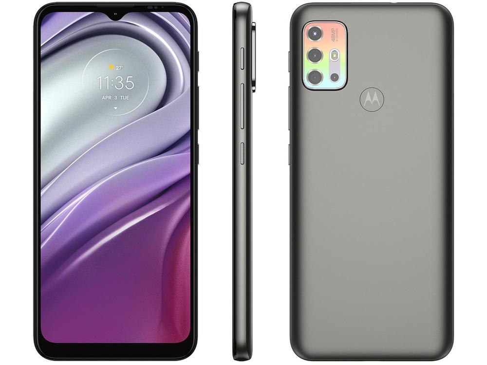 Smartphone Motorola Moto G20 64GB Grafite 4G 4GB RAM Tela 6,5” Câm. Quadrupla + Câm Selfie 13MP - 1