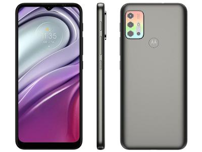 Smartphone Motorola Moto G20 64GB Grafite 4G 4GB RAM Tela 6,5” Câm. Quadrupla + Câm Selfie 13M