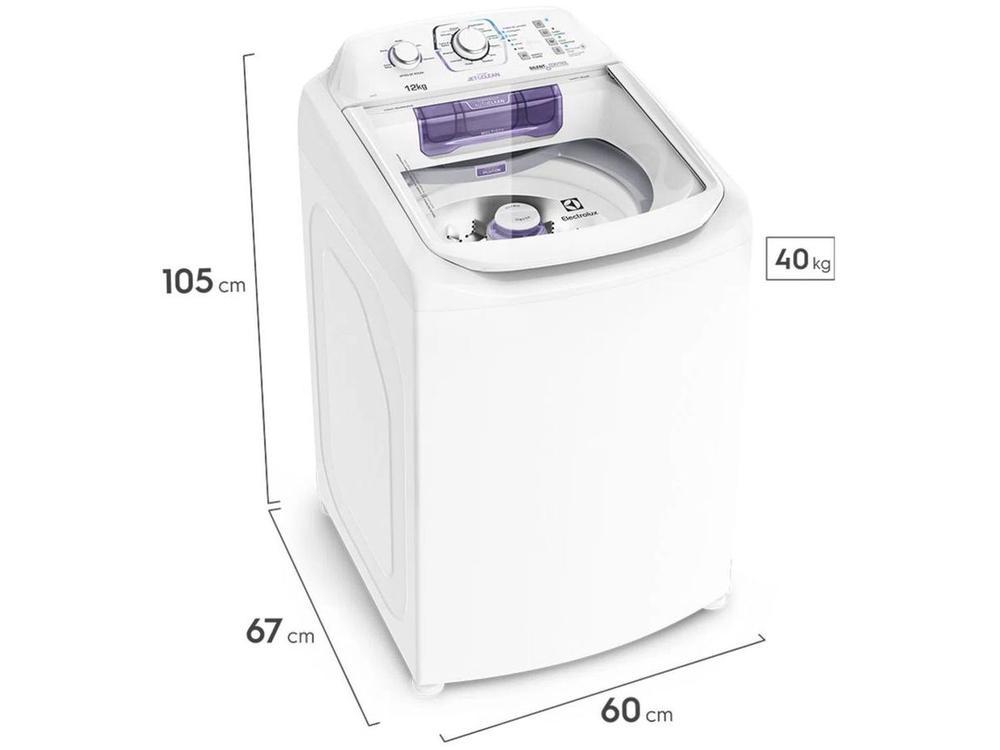 Lavadora de Roupas Electrolux 12Kg Cesto Inox 12 Prog - 10