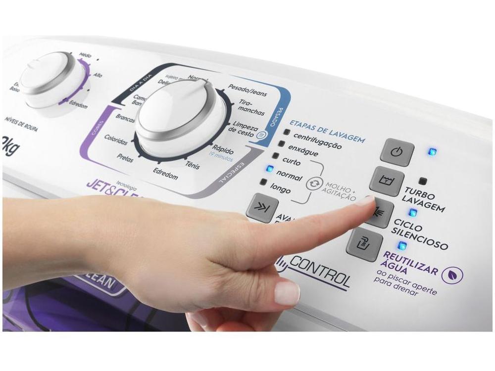 Lavadora de Roupas Electrolux 12Kg Cesto Inox 12 Prog - 14