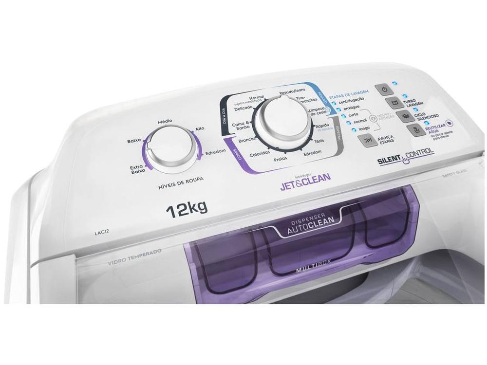 Lavadora de Roupas Electrolux 12Kg Cesto Inox 12 Prog - 4