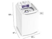 Lavadora de Roupas Electrolux 12Kg Cesto Inox 12 Prog - 10