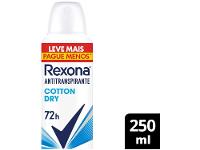 Desodorante Antitranspirante Aerossol Rexona Cotton Dry Feminino 72 Horas 250ml - 2