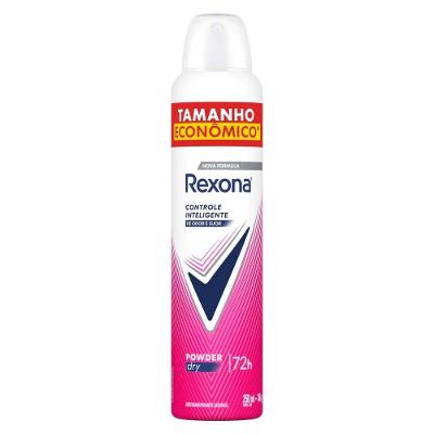 Desodorante Antitranspirante Aerossol Rexona Powder Dry Feminino 72 Horas 250ml