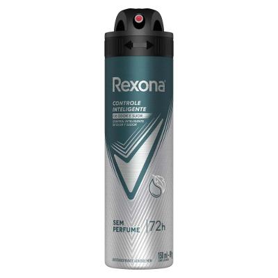 Desodorante Antitranspirante Aerossol Rexona sem Perfume Masculino 72 Horas 150ml