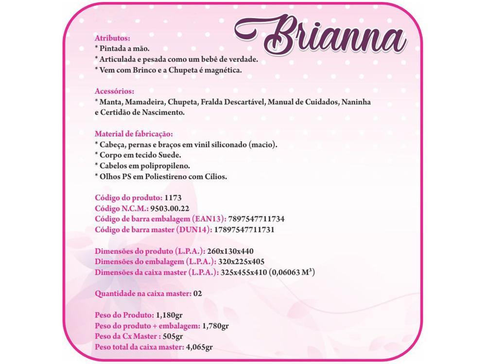 Boneca Reborn Doll Realist Brianna - 7