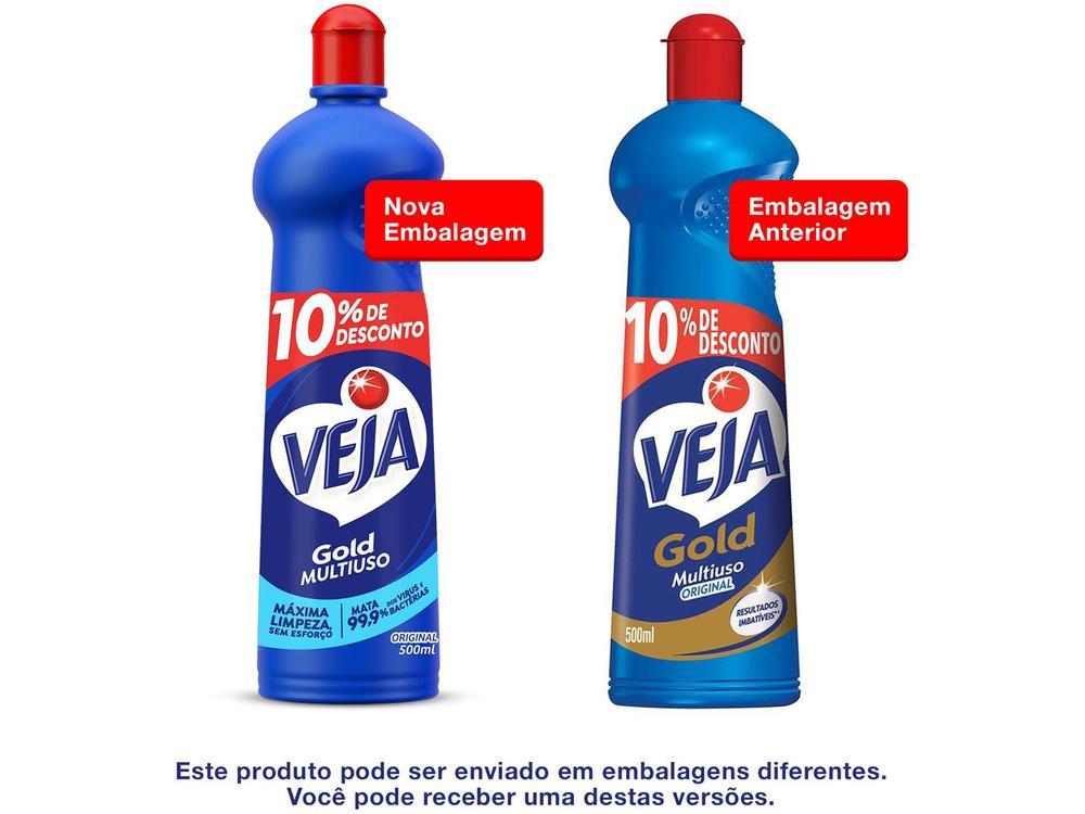 Limpador Multiuso Veja Gold Original 500ml - 3
