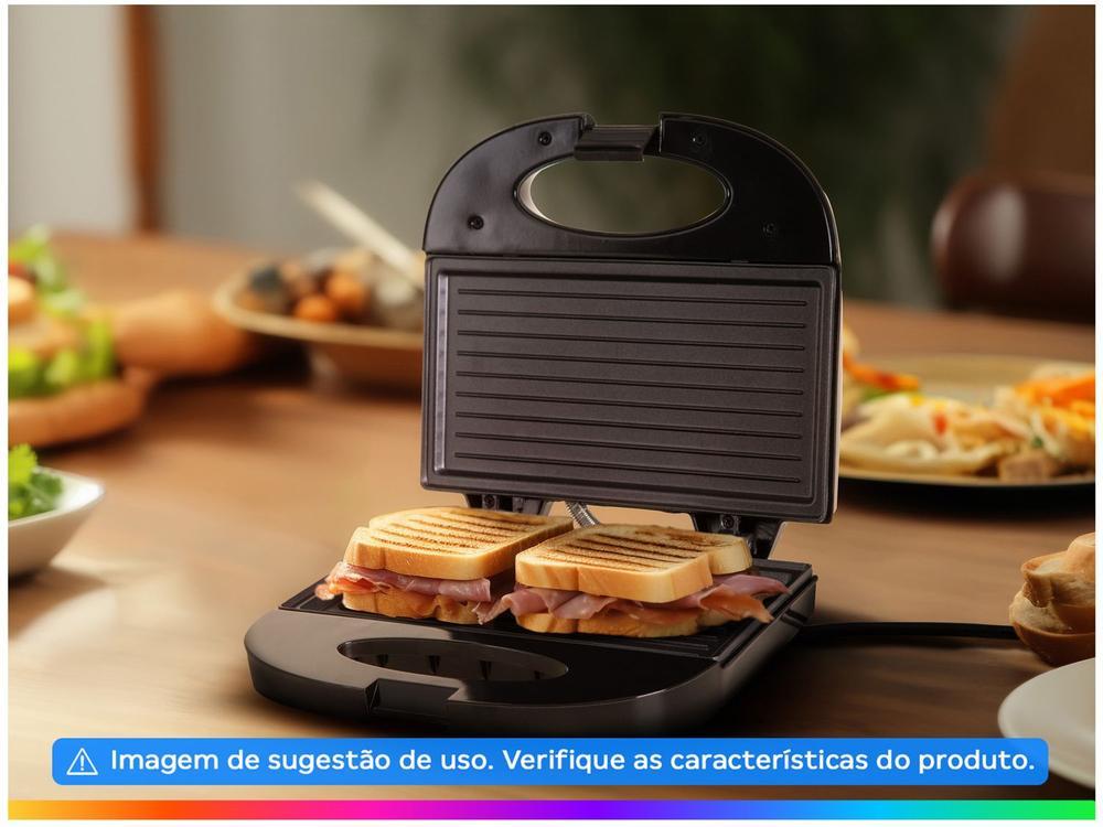 Sanduicheira/Grill Lenoxx Easy PSD121 Preta - 2