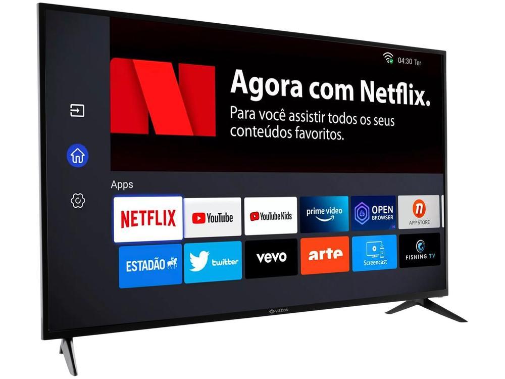 Smart TV 50” 4K DLED Vizzion LE50UHD20 - 4