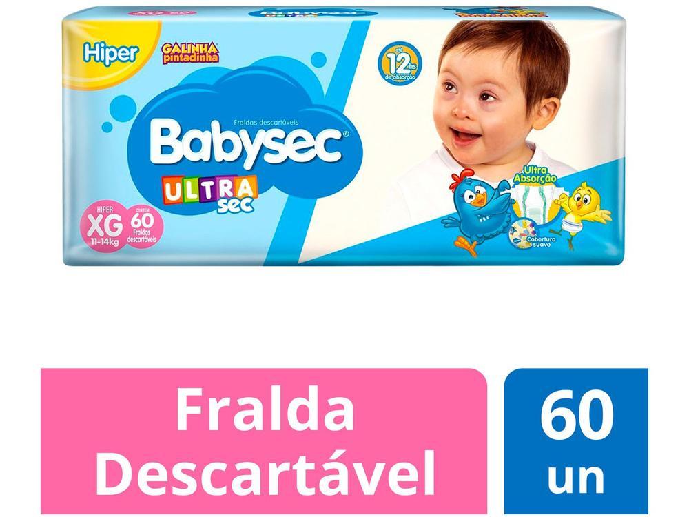 Fralda Babysec Ultrasec Galinha Pintadinha Tam. XG 11 a 14kg 56 Unidades - 8