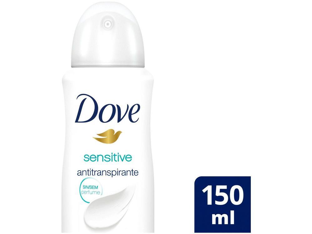 Desodorante Antitranspirante Aerossol Dove Sensitive 48 Horas sem Perfume 150ml - 2