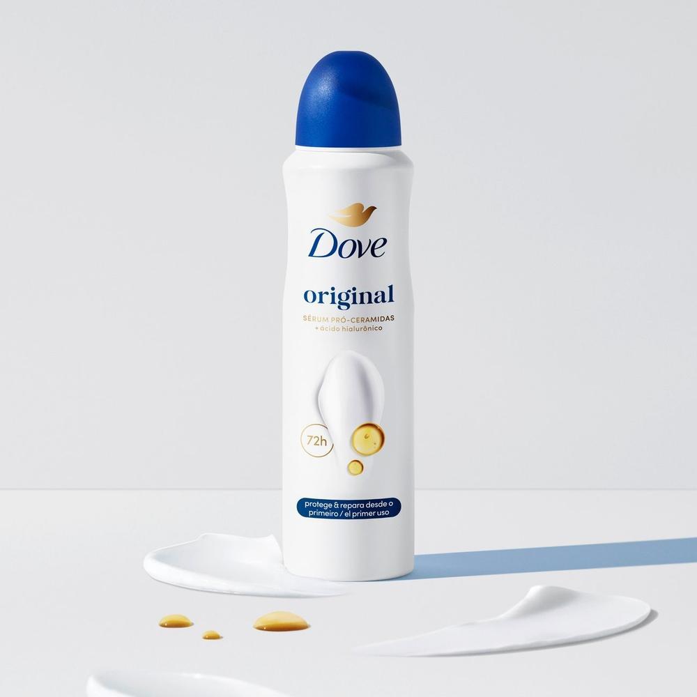 Desodorante Antitranspirante Aerossol Dove Original 72 Horas 150ml - 7